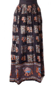 Tradiční indická sukně černá su3960