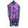 Batikovaný bavlněný kaftan lila kaf1481