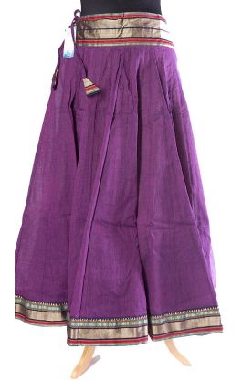 Kolová indická sukně bordová S suk5222