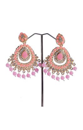 Náušnice Bollywood princess růžové nau1053