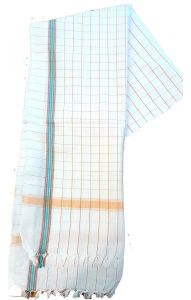 Geniální indický ručník - gamša bílý ga219
