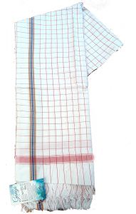 Geniální indický ručník - gamša bílý ga216