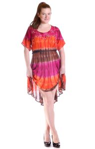 Batikované indické šaty sty453
