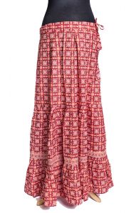 Dlouhá kanýrová sukně z vysoce kvalitní bavlny suk3706