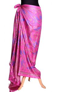 Růžový sarong - pareo sr228