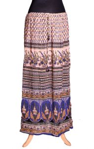 Lehká indická sukně modrá suk3763