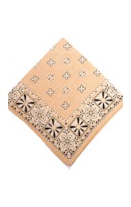 Bavlněný pin-up šátek / rouška pískový st1440