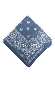 Bavlněný pin-up šátek / rouška petrolejový st1448