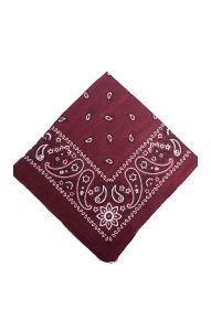 Bavlněný pin-up šátek / rouška vínový st1450