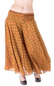 Kalhotová sukně medová kal1400