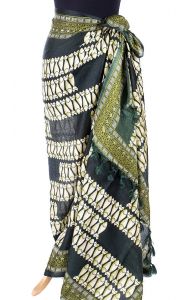 Sarong - pareo zelený sr258