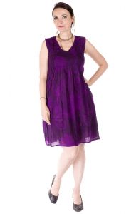 Lehké retro šaty fialové free size sty723