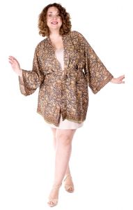 Šedé kimono ki024