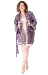 Fialové kimono ki026