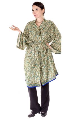 Zelenkavé kimono ki034