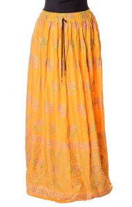 Tradiční indická sukně žlutá su3954