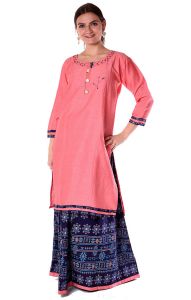 Indický komplet kurti a sukně pun1261