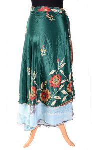 Kariza - sukně na 100 způsobů zelená suk4657