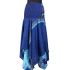 Sukně - šaty ze sárí modrá suk4758