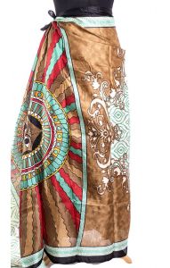 Béžový sarong - pareo sr299