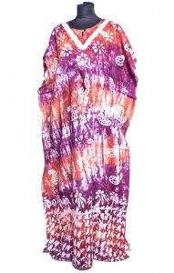 Batikovaný bavlněný kaftan XXL kaf1450
