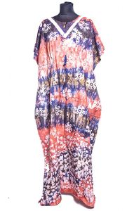 Batikovaný bavlněný kaftan XXL kaf1454