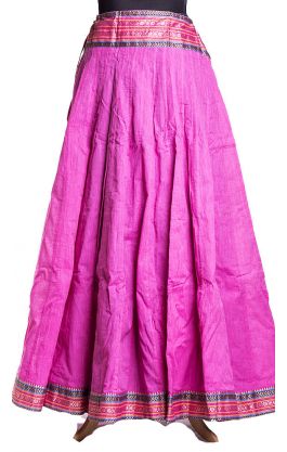 Kolová maxisukně růžová XL suk4907