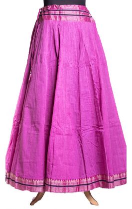 Kolová maxisukně růžová L suk4909