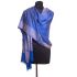 Oboustranná elegantní šála z Indie modrá sl2671