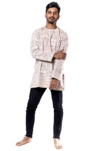 Indická pánská košile - kurti žíhaná L ku351