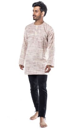 Indická pánská košile - kurti žíhaná XL ku359