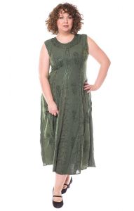 Klasické indické šaty zelené sty845