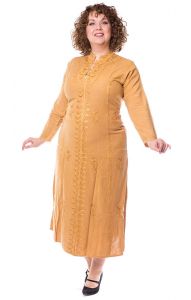 Klasické indické šaty zlaté L sty862