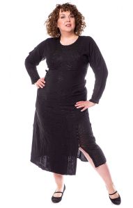 Klasické indické šaty černé XL sty865