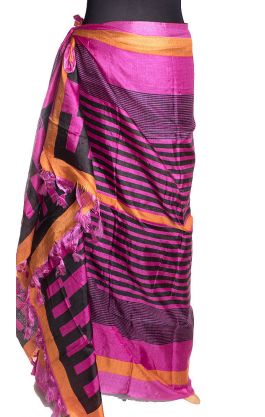 Růžový sarong-pareo sr327