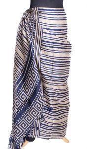 Slonovinovo-modrý sarong-pareo sr361