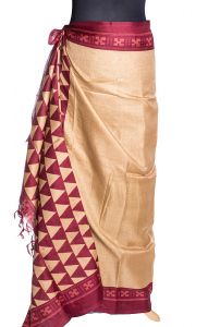 Béžový sarong-pareo sr376