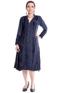 Klasické indické šaty modré L sty880