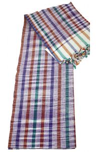 Genuální indický ručník gamša fialová ga309