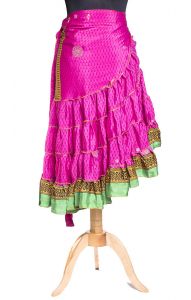 Kanýrová latino sukně růžová suk4900