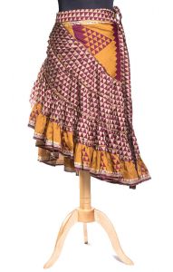 Kanýrová latino sukně vínová suk4992