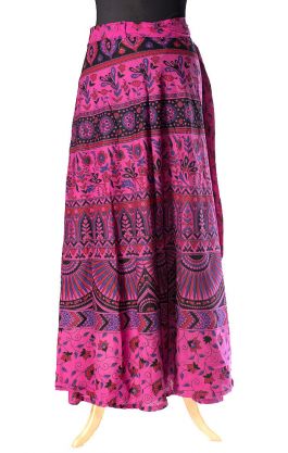 Zavinovací razítková sukně růžová suk5102
