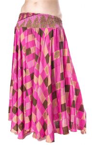 Kalhotová sukně růžová kal1479