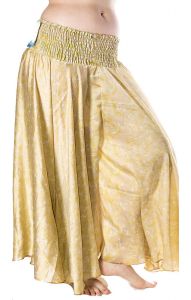 Kalhotová sukně smetanová kal1493
