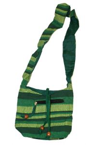 Bavlněná taška přes rameno zelená ta377