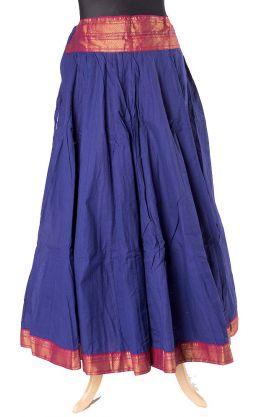 Kolová indická sukně švestková M suk5173