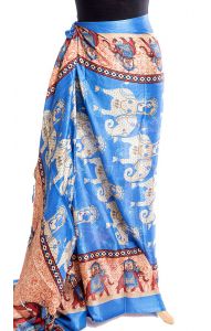 Modrý sarong - pareo sr387