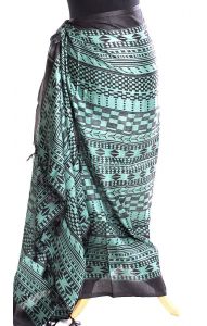 Akvamarínový sarong - pareo sr390