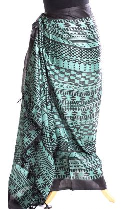 Akvamarínový sarong - pareo sr390