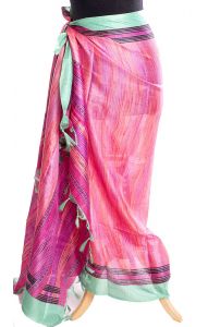 Růžový sarong - pareo sr402